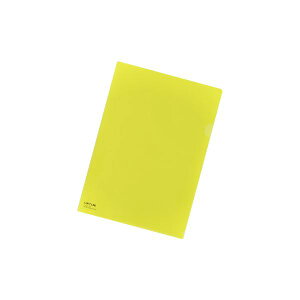 リヒトラブ カラークリヤーホルダー A4判 F-78-5 黄 1枚入 【×20セット】 【お徳用 まとめ買い お買い得 業務用 割引 】 文房具・事務用品 オフィス用品 ファイル・バインダー クリアケース・