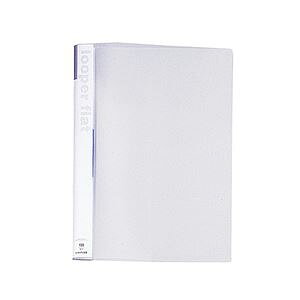 リヒトラブ ルーパーフラット A4タテ 2穴 100枚収容 乳白 F-52-1 1冊 【×40セット】 【お徳用 まとめ買い お買い得 業務用 割引 】 文房具・事務用品 オフィス用品 ファイル・バインダー クリア