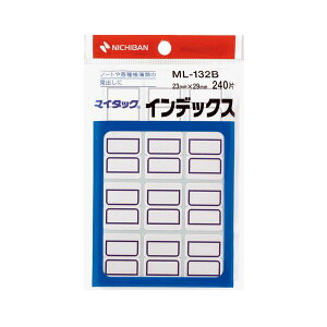 �j�`�o�� �}�C�^�b�N �C���f�b�N�X �����x�� �� 23×29mm �g ML-132B 1�p�b�N �i240�ЁF12��×20�V�[�g�j �y×30�Z�b�g�z �y�����p �܂Ƃߔ��� ���� �Z�b�g�̔��z �v�����^ PC�T�v���C�E���Օi �R�s