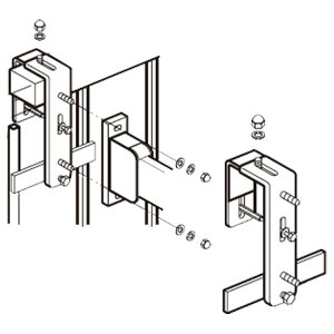 ホスクリーン 笠木付パーツ 【生地 HP-7B】 ステンレス ゴム ( 掃除用品 文房具・事務用品 生活雑貨 オフィス用品 日用品雑貨 日用消耗品 文房具 お掃除 )