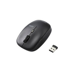 ELECOM エレコム PC機器 抗菌ワイヤレス静音BlueLEDマウス (5ボタン) ブラック M-BL21DBSKBK 1個