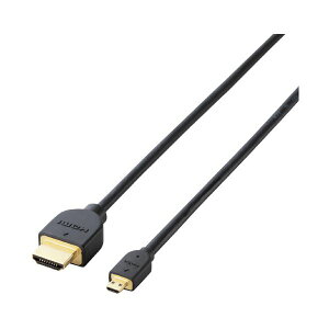 ELECOM GR PC@ HDMI-microHDMIP[u 1m ubN DH-HD14EU10BK