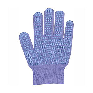 福徳産業 CuCuRa (キュキュラ) すべり止め付軍手 パープル 1双 【×30セット】 【お徳用 まとめ買い お買い得 業務用 割引 セット販売】