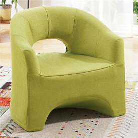 ソファ 座椅子 座椅子タイプ 約幅56×奥行42.5×高さ51.5cm 座面高27cm グリーン 軽量 洋室 和室 腰掛け 椅子