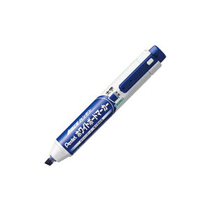 ぺんてる ノック式ハンディ ホワイトボードマーカー 太字平芯 青 MWXN6M-C 1本 【×50セット】 【お徳用 まとめ買い お買い得 業務用 割引 セット販売】 日用品雑貨・文房具・手芸 文房具・事務