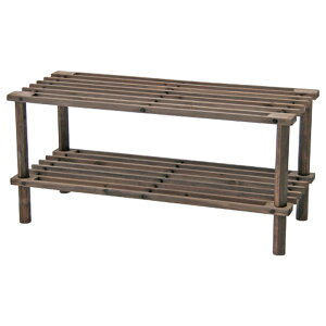 �y4�Z�b�g �܂Ƃߔ��� �z ���ʔ� �V���[�Y�{�b�N�X 2�i ��63cm �u���E�� �ؐ� ���� �}���`�t���[���V���[�Y���b�N ���� �G���g�����X�i���[�J�[��:�s��f�Ձj