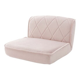 ローソファー 座椅子 幅約60cm S ピンク スチールパイプ ポケットコイルスプリング ウレタンフォーム 日本製 リビング