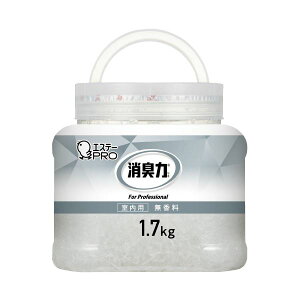 エステー 消臭力 業務用 室内用ゲル 本体 1.7kg 無香料 【×10セット】 【お徳用 まとめ買い お買い得 業務用 割引 セット販売】 芳香剤 消臭剤 アロマ フレグランス