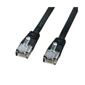 サンワサプライ カテゴリ6フラットケーブル15m (ブラック) KB-FL6-15BKN AV デジタル デジタル家電 PC PC周辺機器 PCアクセサリー PCサプライ・消耗品 家電 パソコン・周辺機器 ケーブル・ケーブ