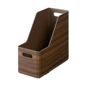 【キングジム 事務用品 KING JIM 文具 オフィス用品 文具】 キーニスタッキングユニットボックス Sロング ブラウン KW1012Lフラ 1セット (3個) 日用品雑貨・文房具・手芸 文房具・事務用品 文