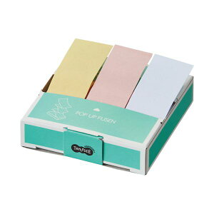 TANOSEE 【お徳用セット】 TANOSEE ポップアップふせん 紙箱付 75×25mm 1セット (3冊) 【×50セット】 【お徳用 まとめ買い お買い得 業務用 割引 セット販売】 日用品雑貨・文房具・手芸 文房具