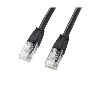 サンワサプライ つめ折れ防止カテゴリ6LANケーブル KB-T6TS-07BKN ツメが折れない三重構造コネクタ採用デジタル家電 家電 パソコン・周辺機器 ケーブル・ケーブルカバー LANケーブル