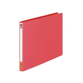 【セット販売】コクヨ レターファイル（色厚板紙）A4ヨコ 120枚収容 背幅20mm 赤 フ-555R 1セット（10冊） 【×3セット】