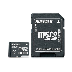 obt@[ microSDHCJ[h32GB Class4 hdl SDHCϊA_v^[t RMSD-BS32GAB 1