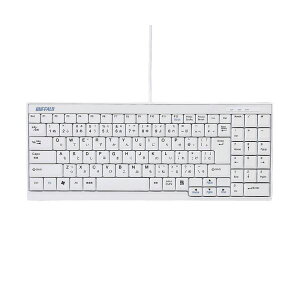 BUFFALO �o�b�t�@���[ USB�ڑ��L���X�����L�[�{�[�h �z���C�g BSKBU14WH 1�� �y×5�Z�b�g�z �y �Z�b�g�̔� �܂Ƃߔ��� ���� �z �p�\�R�� �L�[�{�[�h �e���L�[