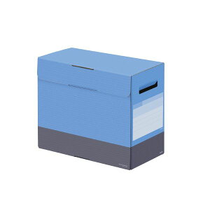 【プラス 事務用品 PLUS 文具 オフィス用品 文具】 ボックスファイルフタ付150mm スカイBL 【×10セット】 【お徳用 まとめ買い お買い得 業務用 割引 セット販売】 日用品雑貨・文房具・手芸 文