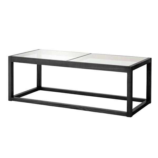 ローテーブル ガラス ブラック - インテリア・家具の通販・価格比較