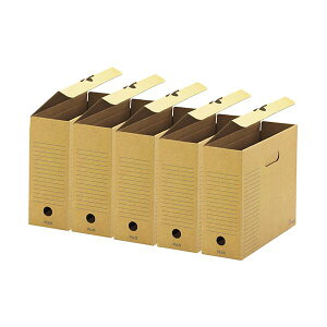 【プラス 事務用品 PLUS 文具 オフィス用品 文具】 ボックスファイル・フタ付A4ヨコ 背幅100mm FL-081BF-5P 1パック (5冊) 【×10セット】 【 まとめ買い お買い得 業務用 割引 オフィス用品 文房具