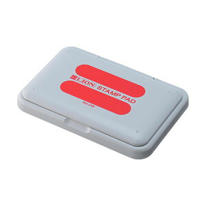 【ライオン事務器 lion 事務 事務用文具】 スタンプ台 水性染料54×93mm 赤 No.13N 1個 【×10セット】 【お徳用 まとめ買い お買い得 業務用 割引 セット販売】 文房具・事務用品 文具 オフィス用