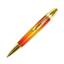 サンバースト ボールペン/文房具 【楓 メイプルウッド パーカータイプ】 芯：0.7mm 日本製 文具 『Air Brush Wood Pen』