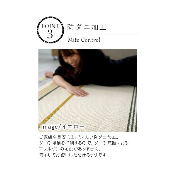 楽天市場】アレルブロック ラグマット / 絨毯 【約190×240cm グレー 