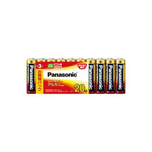 Panasonic 電池 充電池 バッテリー パナソニック アルカリ乾電池 単3形 LR6XJ / 20SW 1パック (20本) 【×3セット】 【お徳用 まとめ買い お買い得 業務用 割引 セット販売】 家電 電池・充電池