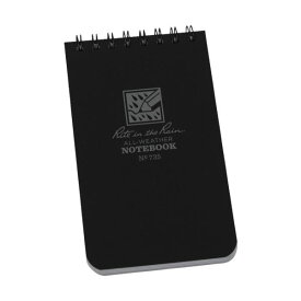 ライトインザレイン トップスパイラルノートブック ユニバーサル ブラック 735 1冊 【×10セット】 【 セット販売 まとめ買い 割引 オフィス 文房具 文具 業務用 オフィス用品 】 文具 オフィス用品 ノート 紙製品 レポート紙