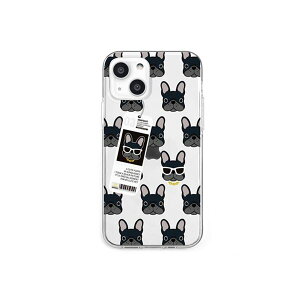 dparks �\�t�g�N���A�P�[�X for iPhone 13 bulldog DS21146i13