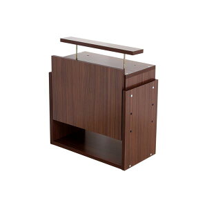 コレクションケース / 収納棚 レギュラー 専用上置き 【ロータイプ 奥行29cm用 ブラウン】 幅54.1cm 本体別売 【組立品】