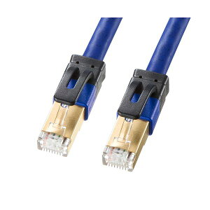 サンワサプライ カテゴリ7ALANケーブル KB-T7A-20BL 超高速10Gbps、超ワイドレンジ1000MHz伝送帯域を実現したカテゴリ7ALANケーブルデジタル家電 家電 パソコン・周辺機器 ケーブル・ケーブルカバー