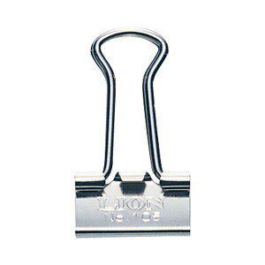 【ライオン事務器 lion 事務 事務用文具】 バインダークリップニッケルメッキ 豆 口幅13mm No.105N 1箱 (10個) 【×50セット】 【お徳用 まとめ買い お買い得 業務用 割引 セット販売】 文房具・