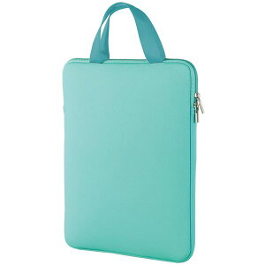 PCタブレット用クッションケース L アクアグリーン 【×5セット】 【お徳用 まとめ買い お買い得 業務用 割引 セット販売】