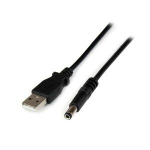 StarTech.com USB-5VDCdP[u 1m DCvO iO`5.5mm / a2.5mmj ubN USB2TYPEN1M 1{ y×10Zbgz yp ܂Ƃߔ  Ɩp  Zbg̔z