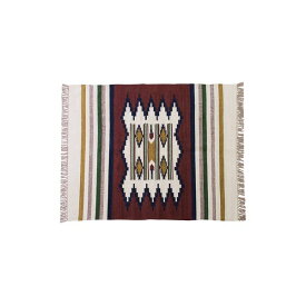 ラグマット 絨毯 170×230cm TTR-107C 長方形 インド製 綿 コットン キリム リビング ダイニング ベッドルーム 寝室 居間