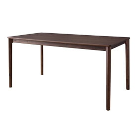 ダイニングテーブル リビングテーブル 約幅150cm ブラウン 木製 アジャスター付き 組立品 リビング インテリア家具 備品
