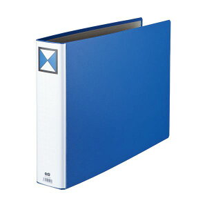 TANOSEE 両開きパイプ式ファイルA3ヨコ 600枚収容 60mmとじ 背幅76mm 青 1セット (30冊) 日用品雑貨・文房具・手芸 文房具・事務用品 文具 オフィス用品 文房具 事務用品 ファイル・バインダー