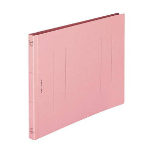 【ライオン事務器 lion 事務 事務用文具】 フラットファイル (環境)樹脂押え具 A4ヨコ 150枚収容 背幅18mm ピンク A-516KA4E 1冊 【×50セット】 【 まとめ買い お買い得 業務用 割引 オフィス用品