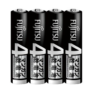 富士通 マンガン乾電池 単4形 4本入 【×30セット】 【お徳用 まとめ買い お買い得 業務用 割引 セット販売】 家電 電池・充電池