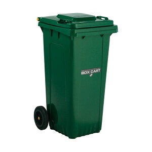 テラモト ボックスカート120 120L緑 DS-224-312-1 1台 ( 掃除用品 事務用品 清掃 オフィス用品 日用品雑貨 ゴミ箱 ダストボックス お掃除 )
