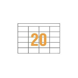 【ライオン事務器 事務用品 lion 文具 事務 業務用 事務用文具】 PPCタックラベルA4判 74.3×38mm (20片入)PPC-20 1箱 (100シート) プリンタ PCサプライ・消耗品 コピー用紙・印刷用紙 コピー用紙