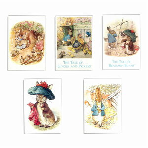 ピーターラビット ポストカード ラビット絵葉書 25枚セット 5種各5枚 絵はがき 絵ハガキ