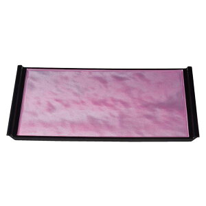 尺3 フライト盆 / トレー 【ピンク雲流渕黒SL】 394mm×276mm×19mm 日本製 〔和食 レストラン 居酒屋 店舗 業務用 キッチン 厨房 お店〕 キッチン用品・食器・調理器具 日用雑貨・キッチン用品 配