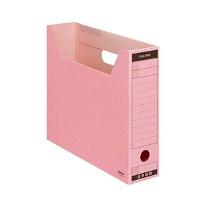 KOKUYO コクヨ 【お徳用セット】 コクヨ ファイルボックス-FS (Bタイプ)A4ヨコ 背幅75mm ピンク A4-SFBN-P 1セット (5冊) 【×10セット】 【お徳用 まとめ買い お買い得 業務用 割引 セット販売】