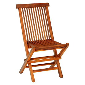 折りたたみ椅子／パーソナルチェア 【2脚セット 約幅47cm】 木製 チーク材 〔ベランダ デッキ テラス ガーデン〕