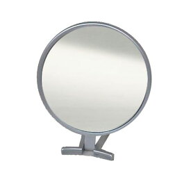 手鏡 / スタンドミラー 【シルバー】 丸型 折立 ハンドミラー 【120個セット】 インテリア 家具 ミラー 鏡