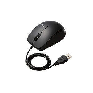 ELECOM エレコム BlueLEDマウス / 有線 / 3ボタン / サイドラバー / 静音 / 抗菌 / ブラック M-BL27UBSKBK 【×2セット】 【お徳用 まとめ買い お買い得 業務用 割引 セット販売】