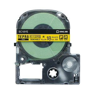 yLOW pi KING JIM  ItBXpi z ev PRO e[vJ[gbW LCɂ͂郉x 18mm  /  SC18YE 1 y×10Zbgz y ܂Ƃߔ  Ɩp  