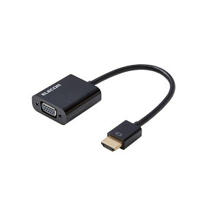 ELECOM GR PC@ ϊA_v^ HDMI-VGA ubN AD-HDMIVGABK2 VGA(D-sub15pin)͒[qڂ̃fBXvCɉfo͂łBfW^Ɠd Ɠd p\REӋ@ P[uEP[uJo