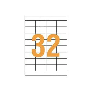 【ライオン事務器 事務用品 lion 文具 事務 業務用 事務用文具】 LPタックラベル A4判34×52.5mm (32片入)LP-232 1箱 (100シート) プリンタ PCサプライ・消耗品 コピー用紙・印刷用紙 コピー用紙