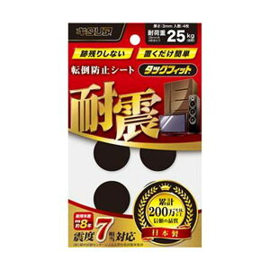キタリア 耐震粘着固定マットタックフィット 小物類用 直径28mm TF-28K 1パック (4枚) 【×20セット】 【お徳用 まとめ買い お買い得 業務用 割引 セット販売】 日用品雑貨・文房具・手芸 非常